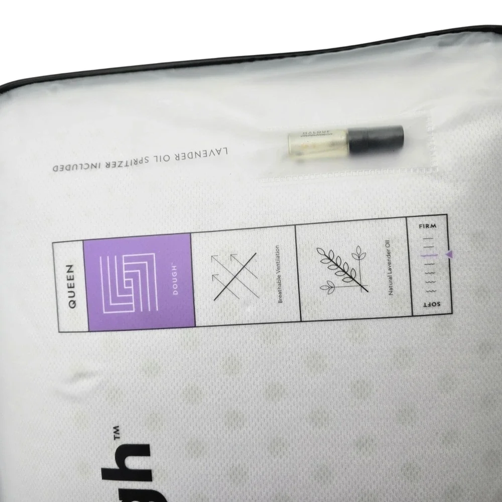 MALOUF Zoned Dough Memory‎ Foam Pillow Queen Lavender Aromatherapy Spray
